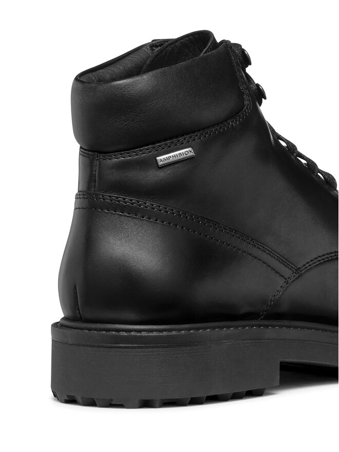 Geox Schnürstiefeletten Geox U Lagorai + Grip B A U46HQA 00043 C9999 Schwarz