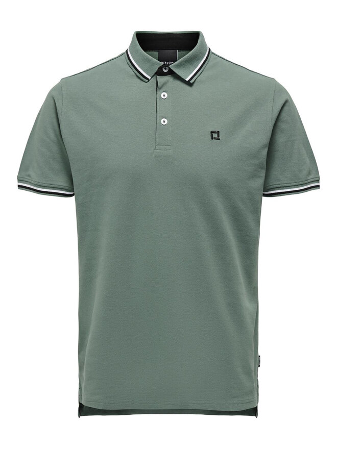 Only & Sons Only & Sons Poloshirt Fletcher 22024827 Grün Regular Fit