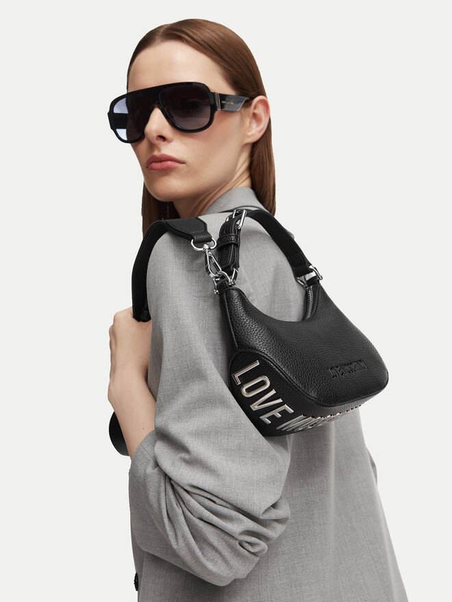 LOVE MOSCHINO Handtasche LOVE MOSCHINO JC4019PP1PLT000B Schwarz