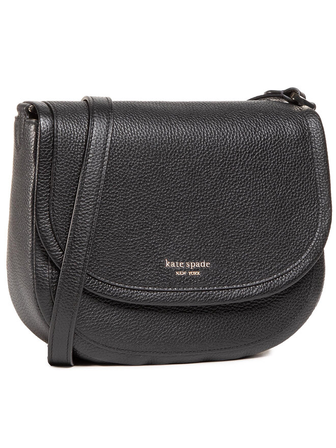 Kate Spade Handtasche Kate Spade Large Saddle Bag PXRUB373 Schwarz