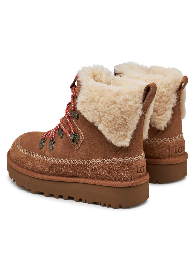 Ugg Μπότες Χιονιού Ugg W Classic Alpine Lace Up 1158271 Καφέ
