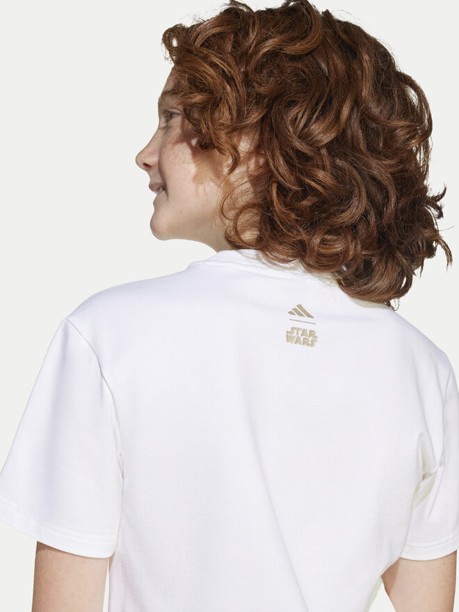 adidas adidas T-Shirt Star Wars The Mandalorian™ JF3637 Weiß Regular Fit