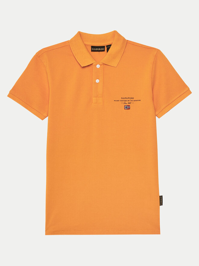 Napapijri Napapijri Polo Elbas 5 NP0A4G4NA701 D Πορτοκαλί Regular Fit