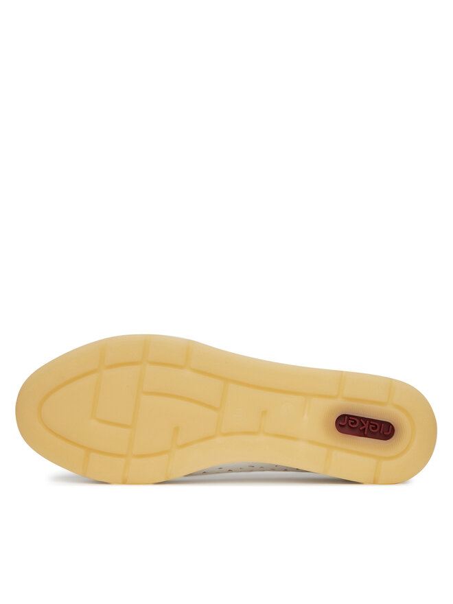 Rieker Baleriny Rieker L3062-80 Biały