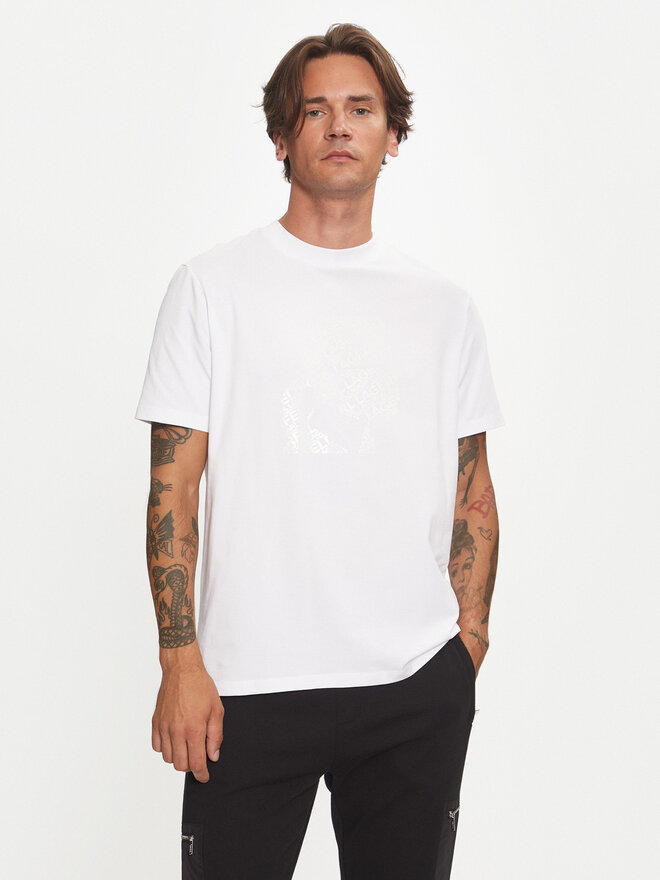 KARL LAGERFELD KARL LAGERFELD Camiseta 755059 544221 Blanco Regular Fit