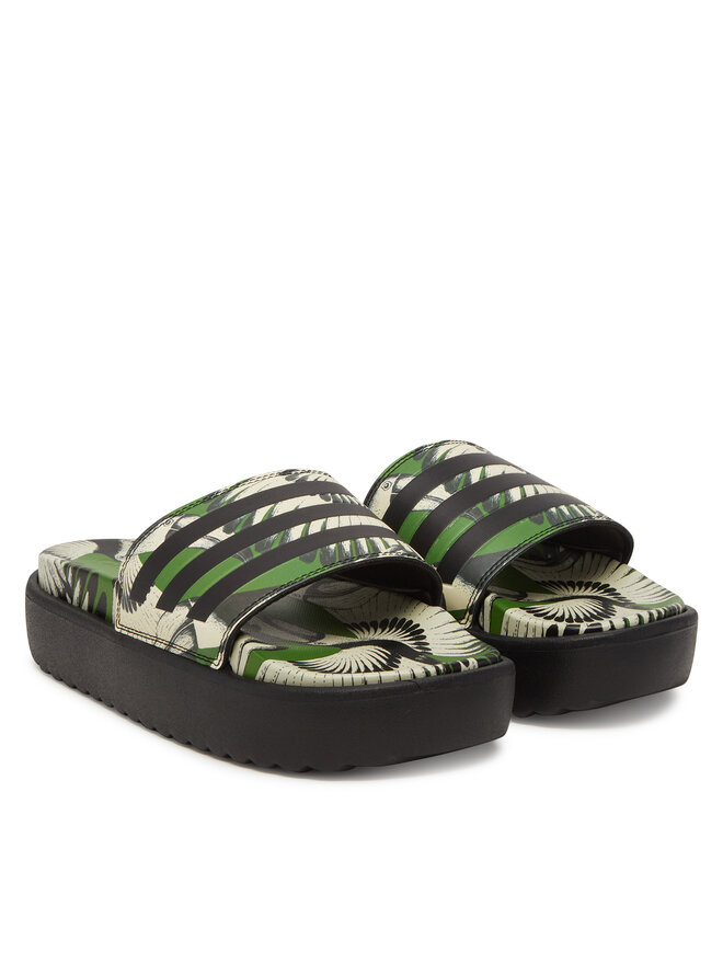 adidas Klapki adidas adilette Platform JI4754 Zielony