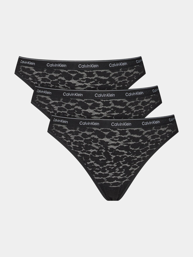 Calvin Klein Underwear Calvin Klein Underwear Набір з 3 пар класичних трусів 000QD5069E Чорний