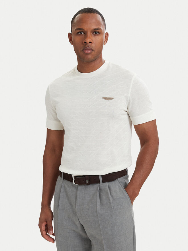 BOSS BOSS T-Shirt C-Thompson 180_AM 50565175 Creme Regular Fit
