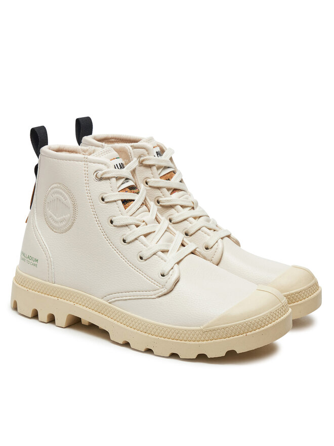 Palladium Schnürstiefeletten Palladium Pampa Hi Re Vegan Lth 74378-116-M Weiß