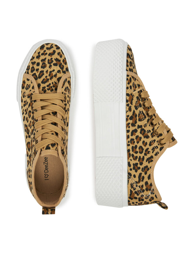 DeeZee Zapatillas de tenis DeeZee ZYRH028 Beis