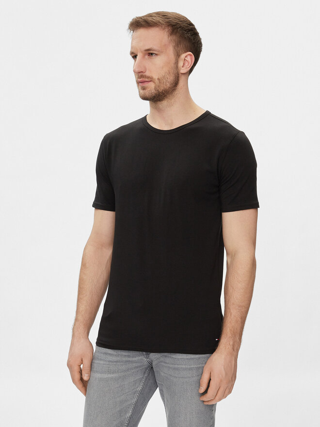 Tommy Hilfiger Tommy Hilfiger 3 db póló UM0UM03138 Fekete Regular Fit