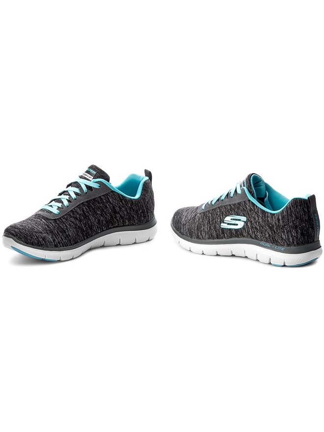 Skechers Снікерcи Skechers Flex Appeal 2.0 12753/BKLB Сірий
