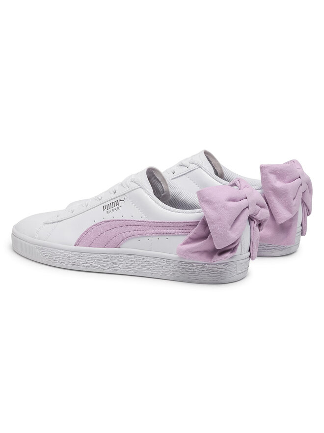 Laisvalaikio batai Puma Basket Bow Sb Wn s 367353 02 Balta eavalyne.lt