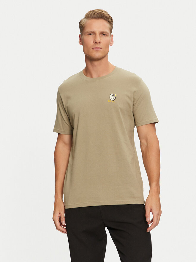Lindbergh Lindbergh Póló 30-400235 Zöld Relaxed Fit