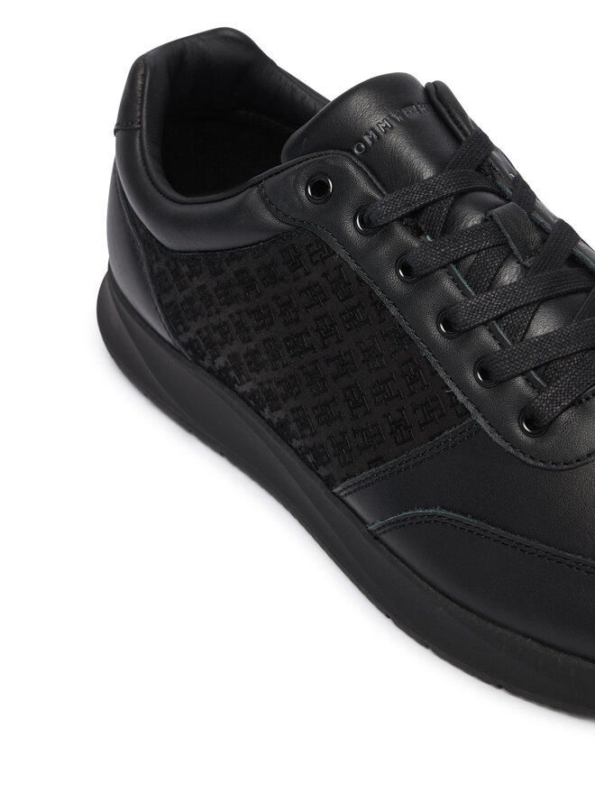 Tommy Hilfiger Sneakers Tommy Hilfiger Elevated Th Mono Mix Runner FM0FM06015 Schwarz