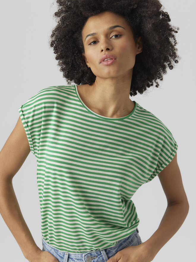 Vero Moda Vero Moda Marškinėliai Ava 10284469 Žalia Regular Fit
