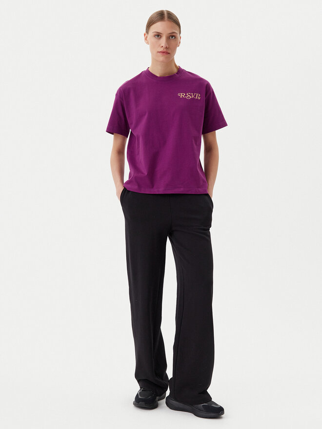Fila Fila T-Shirt Leffinge FAW1029 Violett Loose Fit