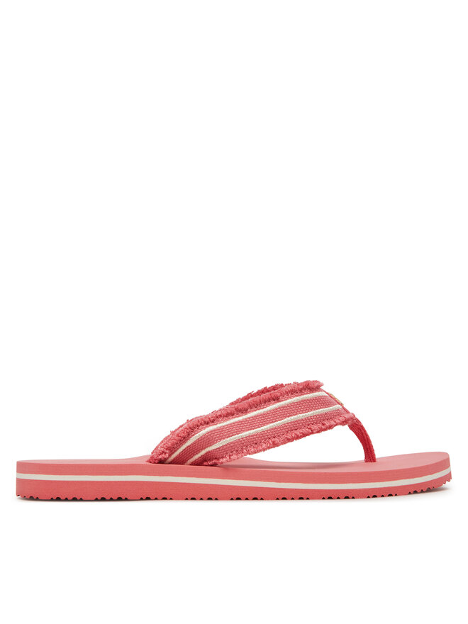 Tommy Hilfiger Žabky Tommy Hilfiger TH Webbing Beach Sandal FW0FW08739 Korálová