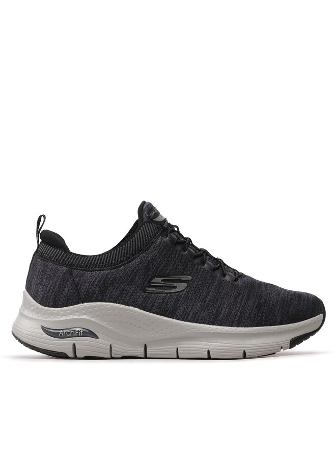 Skechers Sneakersy Skechers Waveport 232301/BKGY Szary