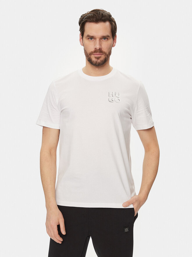 HUGO HUGO Camiseta Detzington241 50508944 Blanco Regular Fit