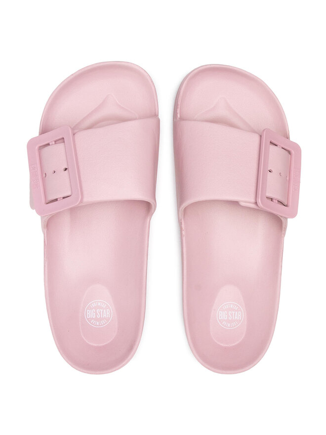 Big Star Shoes Шльопанці Big Star Shoes FF274A387 Рожевий