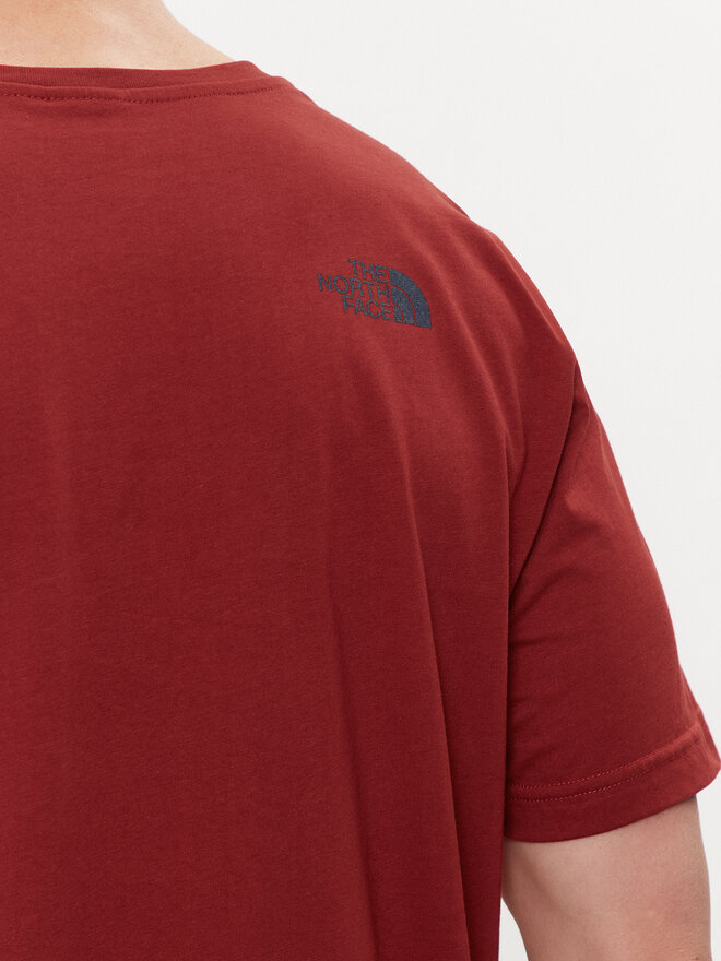 The North Face The North Face Marškinėliai Rust 2 NF0A87NW Raudona Regular Fit