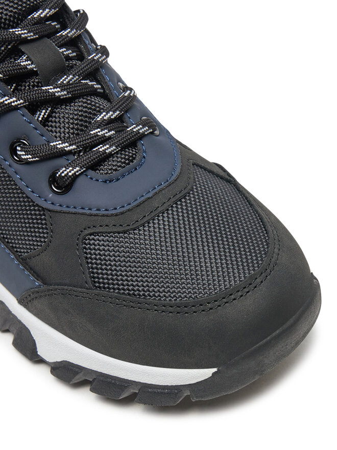 Calvin Klein Jeans Сникърси Calvin Klein Jeans High Top Lace-Up Sneaker V3B9-81087-1492 S Черен