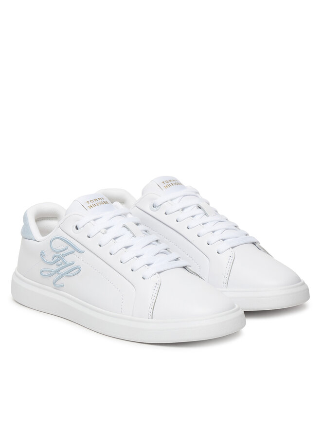 Tommy Hilfiger Sneakers Tommy Hilfiger Th Icon Court Script FW0FW09363 Weiß