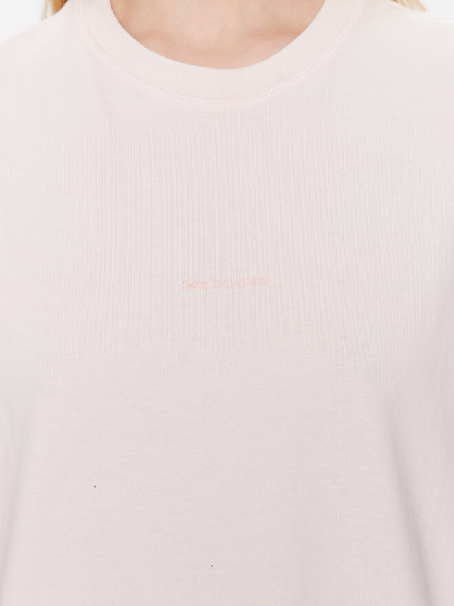 New Balance New Balance T-Shirt Athletics Nature WT23556 Rosa Relaxed Fit