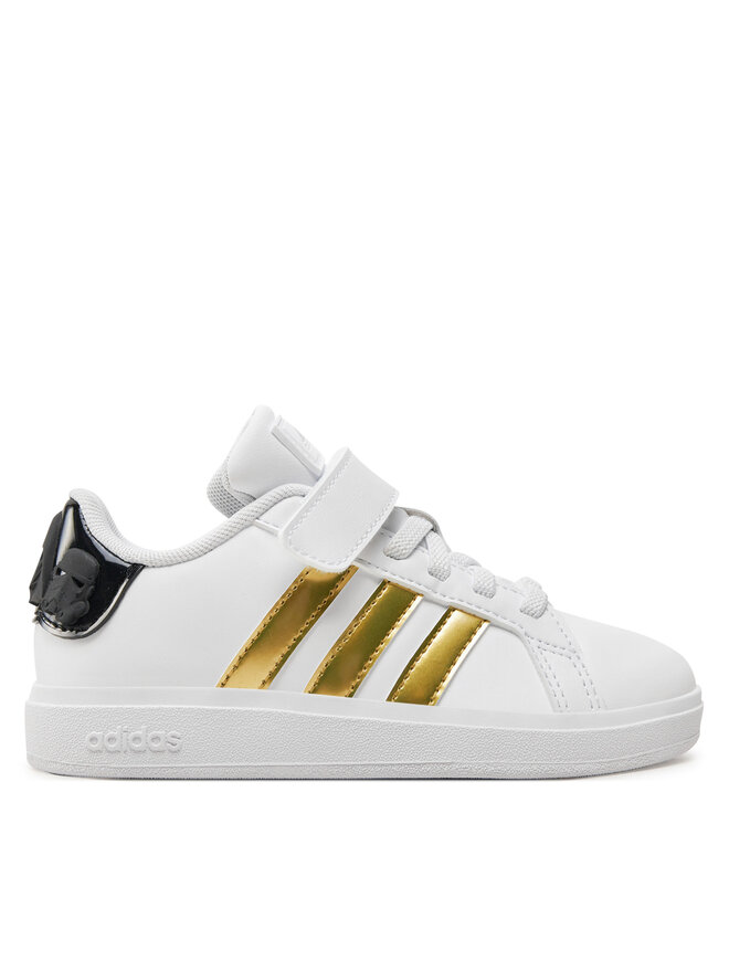 Adidas mens shoes gold top