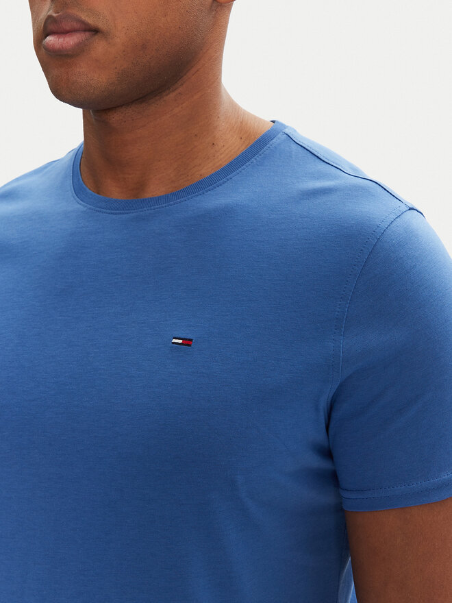 Tommy Jeans Tommy Jeans T-Shirt DM0DM04411 Blau Slim Fit