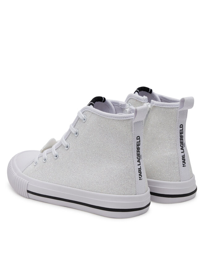 Karl Lagerfeld Kids Sneakers aus Stoff Karl Lagerfeld Kids Z30585 S Weiß