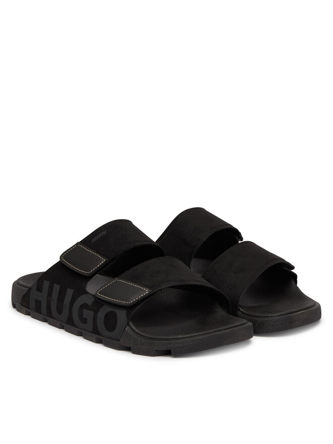 HUGO Pantoletten HUGO Evander 50563303 Schwarz
