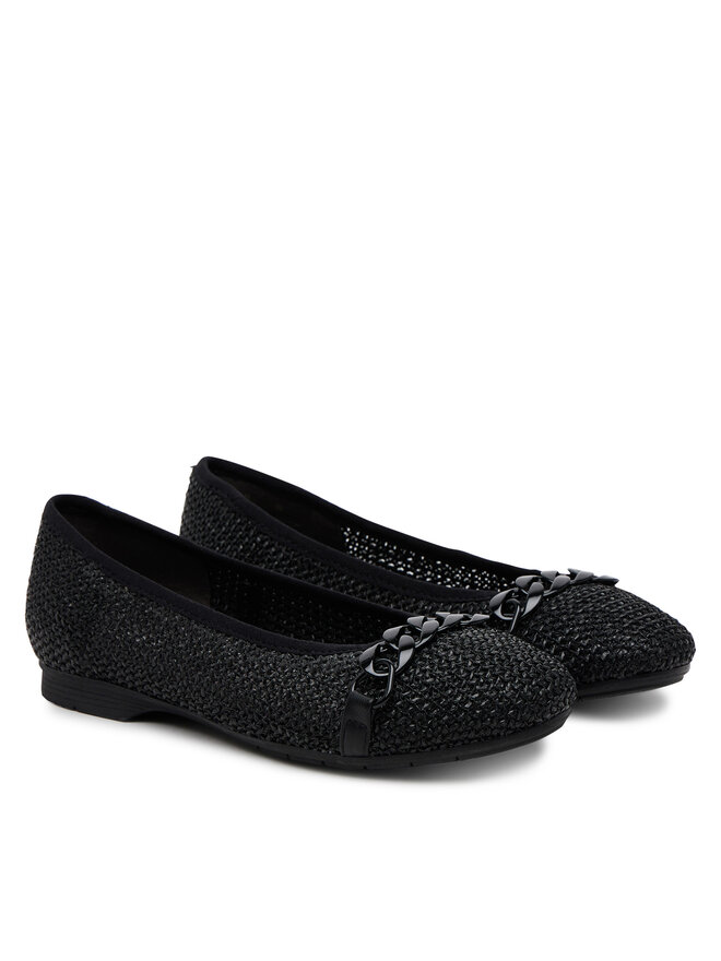 Jana Ballerinas Jana 8-22171-44 Schwarz