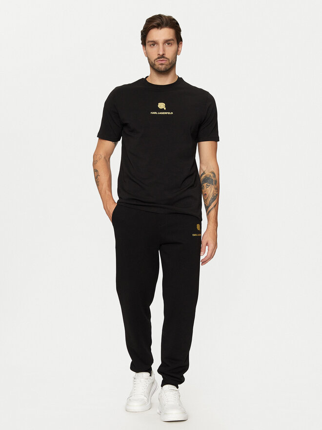 KARL LAGERFELD KARL LAGERFELD T-Shirt 755461 551235 Μαύρο Regular Fit