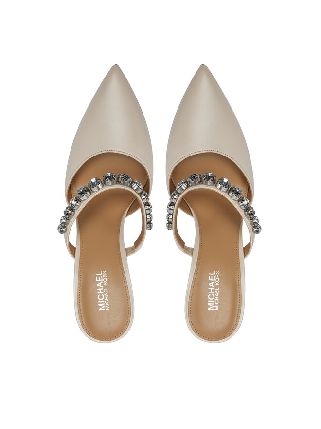 MICHAEL Michael Kors Шльопанці MICHAEL Michael Kors Jessa Mule Pump 40S3JSHP1L Écru