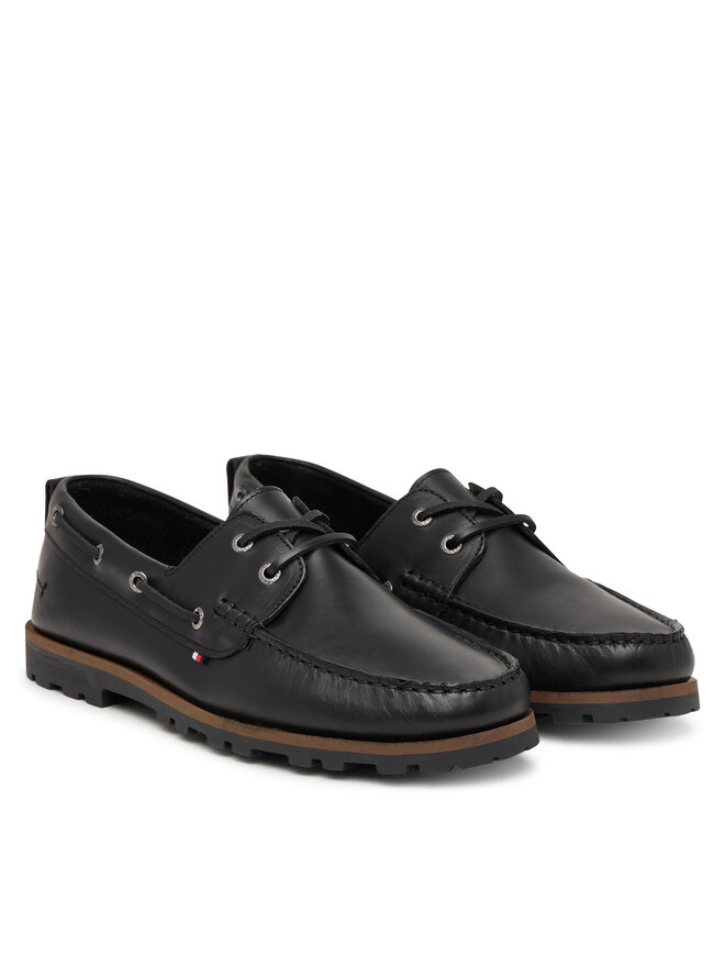 Tommy Hilfiger Mokassins Tommy Hilfiger Light Lth FM0FM05746 Schwarz