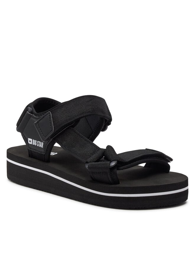 Big Star Shoes Sandały Big Star Shoes NN274A532 Czarny