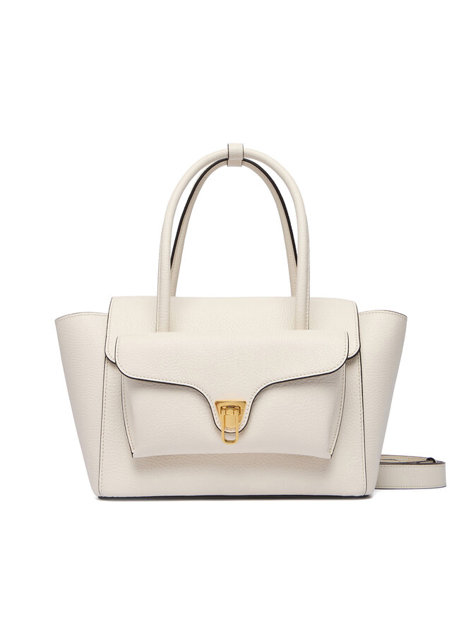 Coccinelle Handtasche Coccinelle T8A Coccinelledouble Beat E1 T8A 18 02 01 Écru