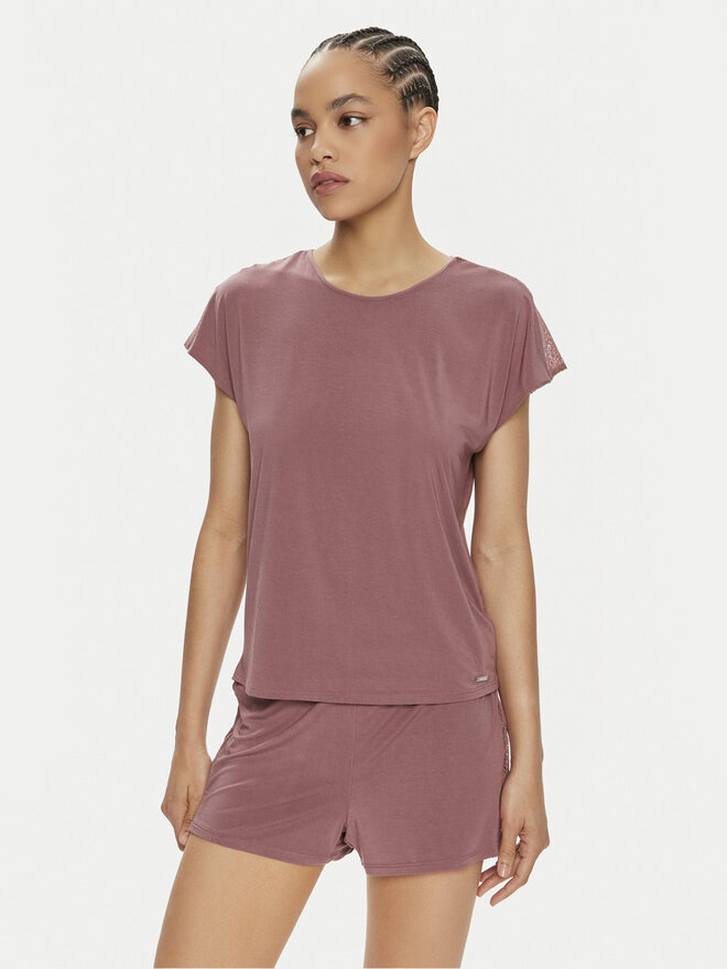 Calvin Klein Underwear Calvin Klein Underwear Zgornji del pižame 000QS7157E Roza Relaxed Fit