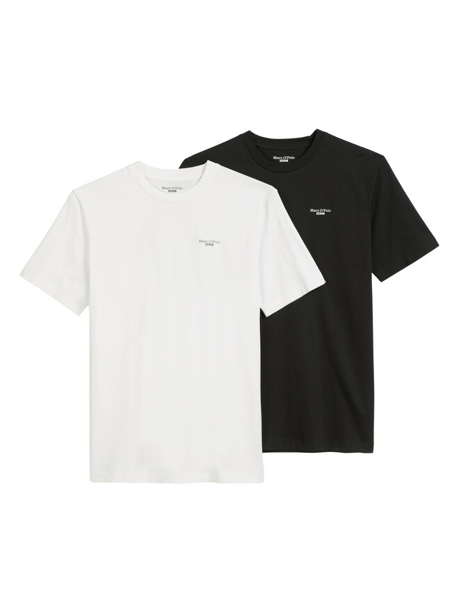Marc O'Polo Denim Marc O'Polo Denim Pack de 2 camisetas 5000007362 Negro Regular Fit