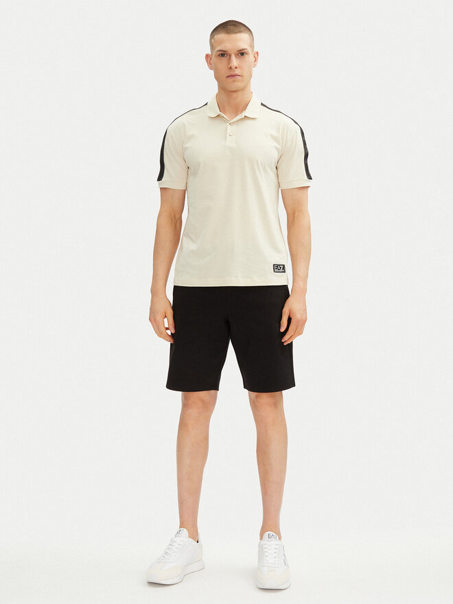 EA7 Emporio Armani EA7 Emporio Armani Polo 7M000139 AF10375 U1079 Écru Regular Fit