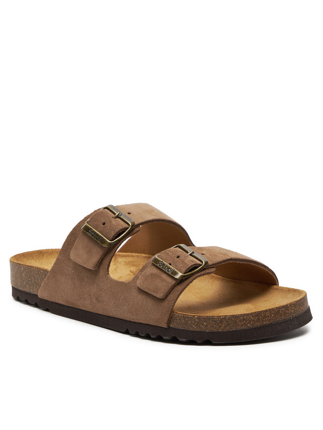 Scholl Чехли Scholl Julien F30074 Сив