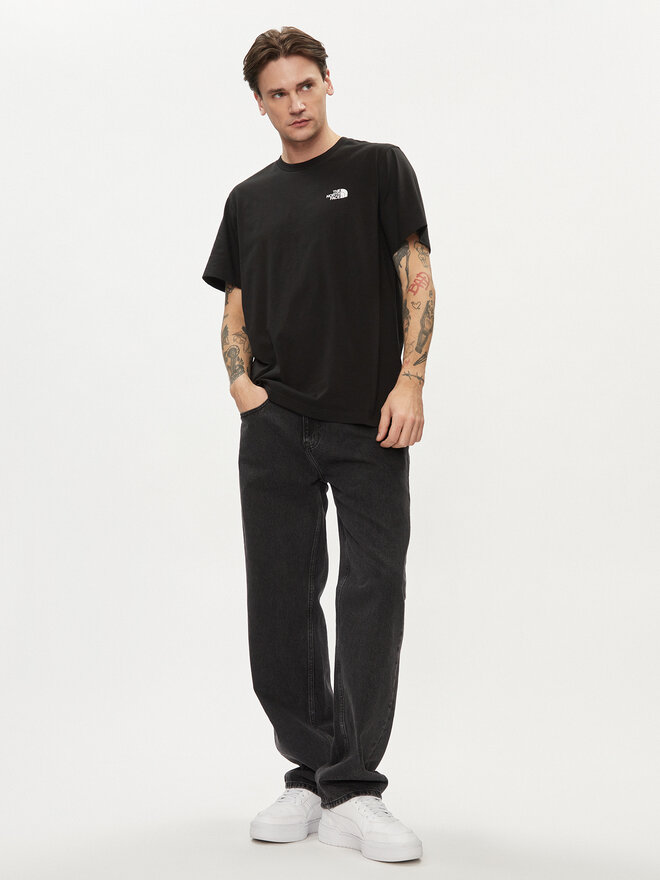 The North Face The North Face Marškinėliai Simple Dome NF0A87NG Juoda Regular Fit