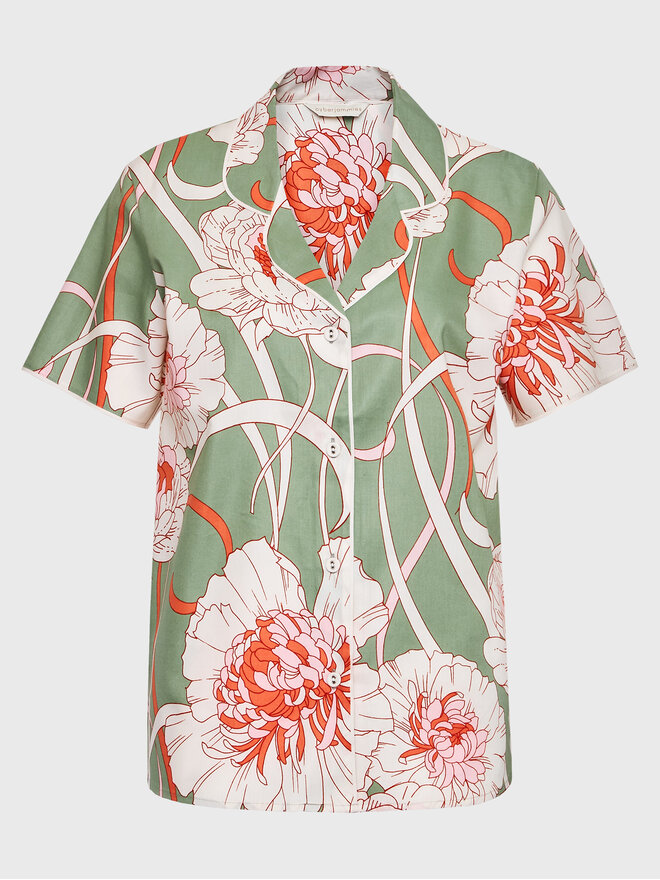 Cyberjammies Cyberjammies Μπλούζα πιτζάμας Sage CY9582 Πράσινο Regular Fit
