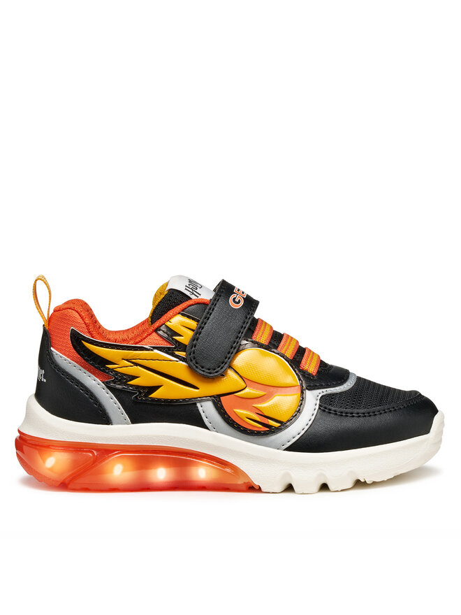 Geox Sneakersy Geox J Ciberdron J56LBH 054FU C0038 M Černá