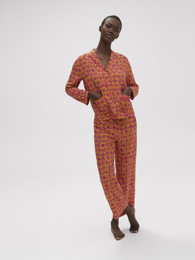 Simone Pérèle Simone Pérèle Pyjama-T-Shirt Songe 18S957 Rosa Wide Fit