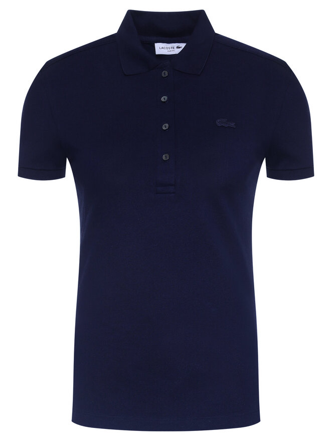 Lacoste Lacoste Polo marškinėliai PF5462 Tamsiai mėlyna Slim Fit