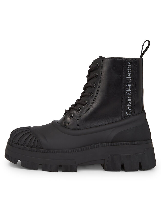 Calvin Klein Jeans Schnürschuhe Calvin Klein Jeans Chunky Combat Lace Up Boot YM0YM00814 Schwarz