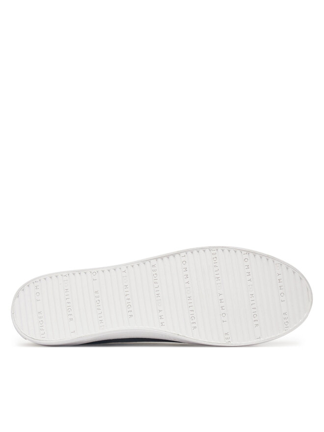 Tommy Hilfiger Πάνινα παπούτσια Tommy Hilfiger Vulc Canvas Lace Up Sneaker FW0FW08647 Μαύρο